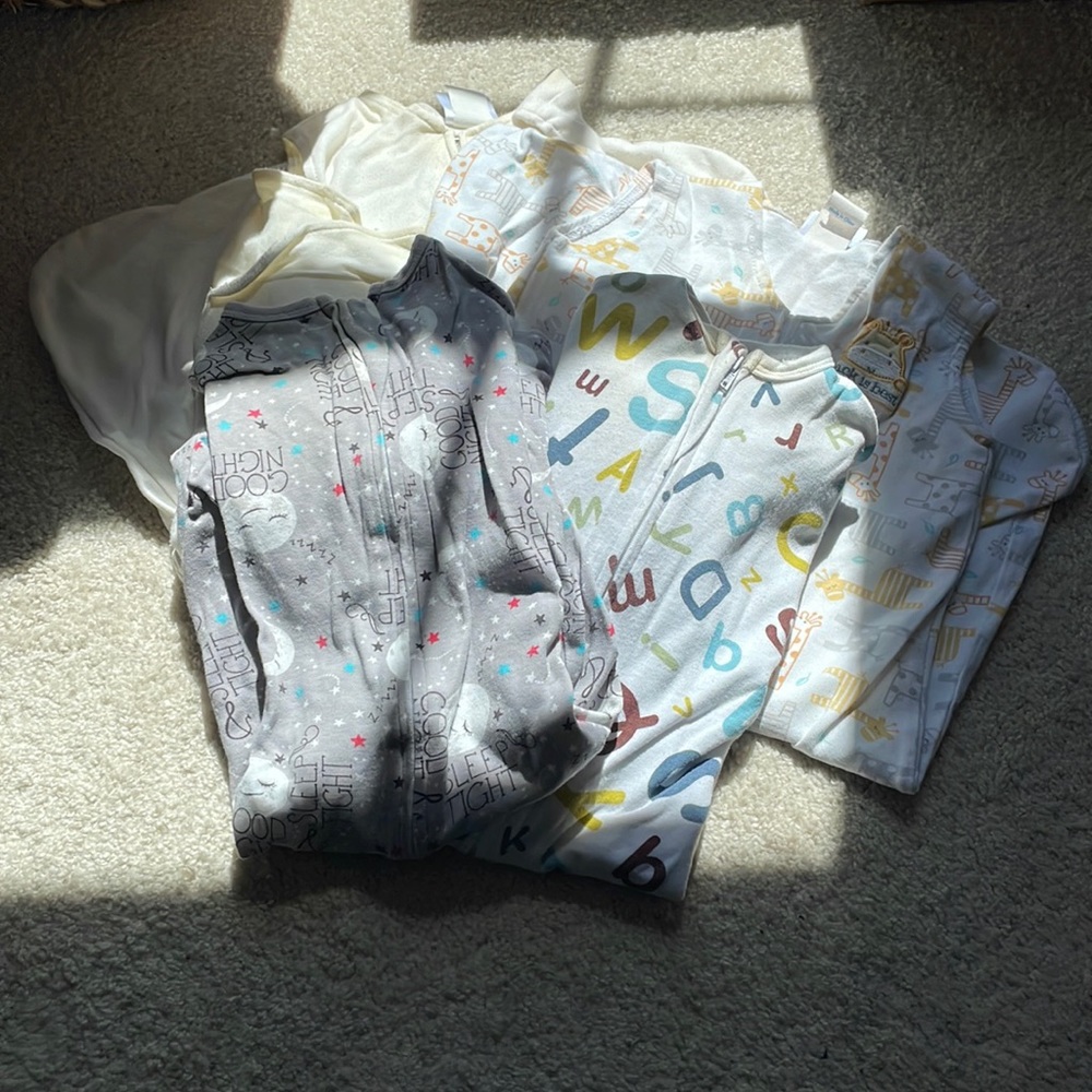 4 Baby Swaddles or sleep blankets